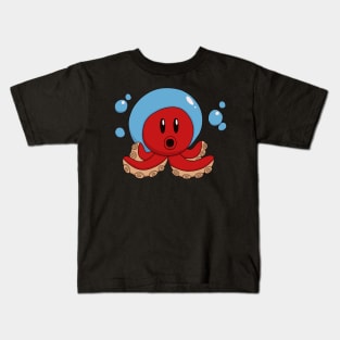 Octopus Bubbles Kids T-Shirt